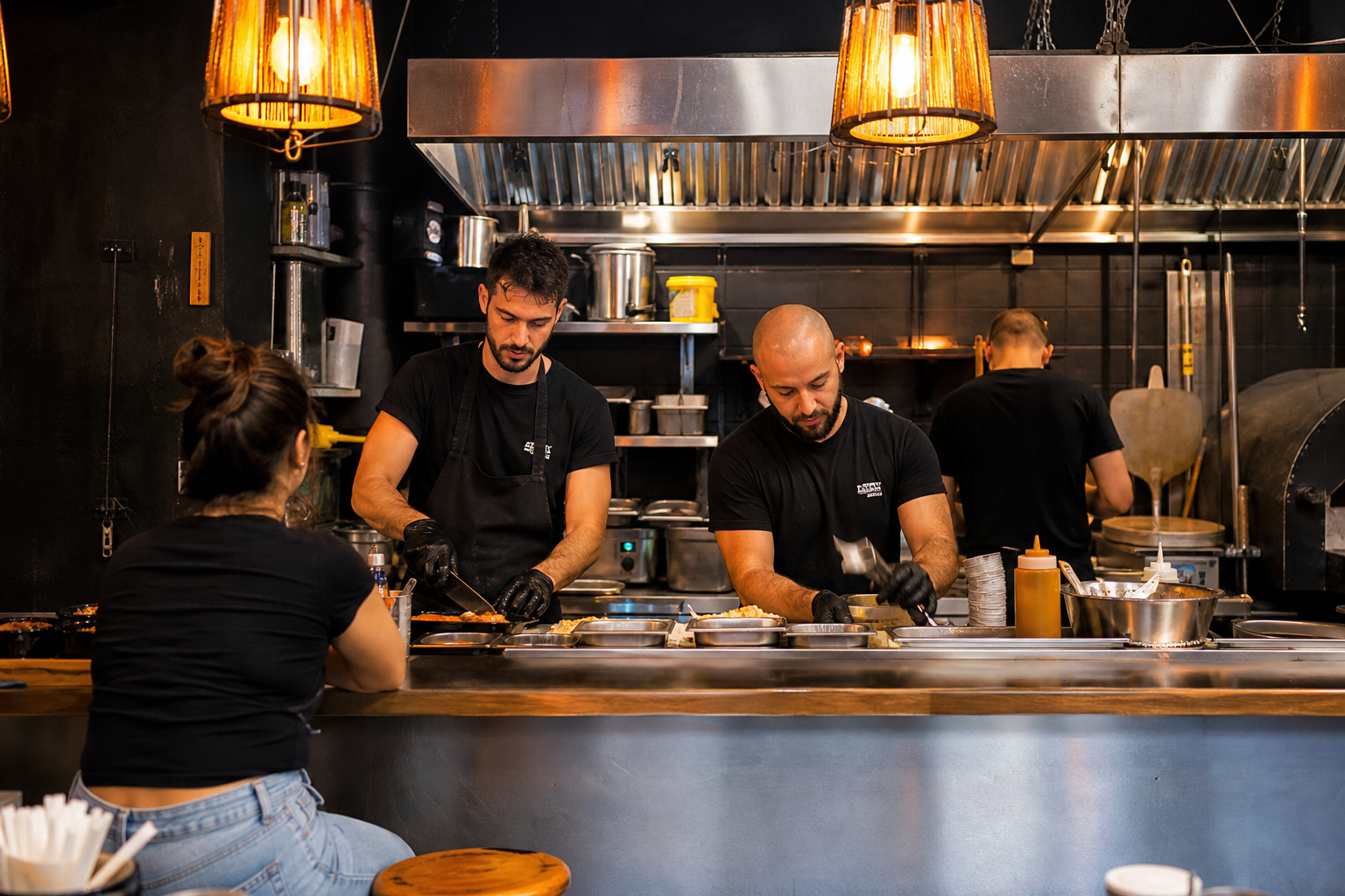 Inside TLV Street Bites kitchen